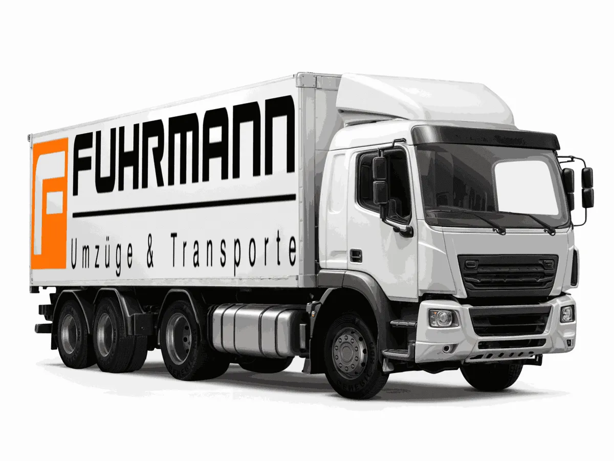 Fuhrmann Umzüge LKW mit Logo